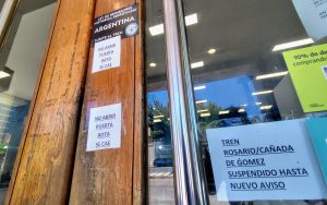 Roto, se cae: confirman la cancelación del servicio regional de trenes entre Rosario y Cañada de Gómez