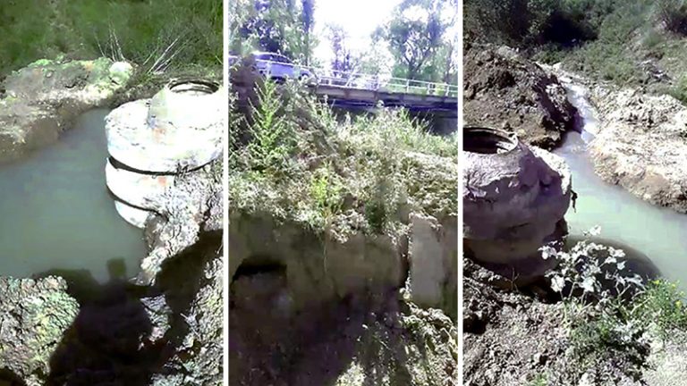 De nuevo el arroyo Ludueña luce y huele como una cloaca, y desde la Provincia apuntan a un desarrollador de Funes