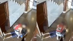 Video indignante: un hombre murió de un infarto y un ladrón aprovechó para robarle la billetera