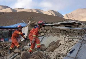 Detectaron 646 réplicas tras el terremoto ​​en Xizang
