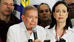 El venezolano Edmundo González Urrutia se reúne con Javier Milei