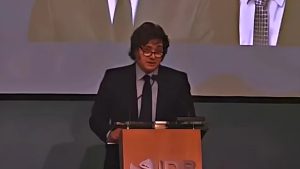 Javier Milei habló en el BID, recibió elogios y volvió a cargar contra la idea de la "justicia social"