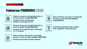 Atenti: cronograma de pago de haberes de febrero a trabajadores provinciales