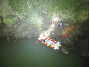 Un drone rescató a una familia que quedó varada por la crecida de un río en Mendoza