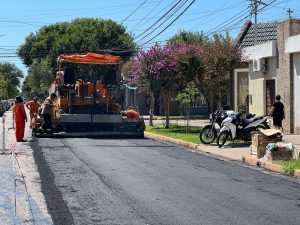 La Municipalidad de Roldán avanza con obras de mejora en las calles del casco histórico 