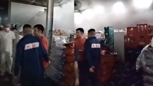 Se incendió el supermercado del Alto Rosario y un empleado fue trasladado a un centro de salud