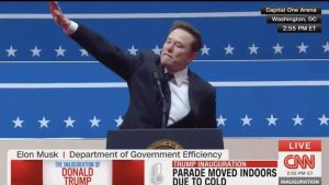 La hija mayor de Elon Musk afirmó que su padre hizo “un saludo nazi”