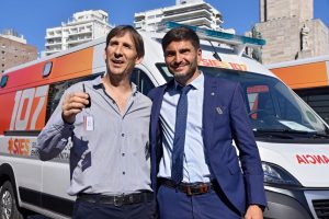 Cómo se distribuyen las ambulancias entregadas por Provincia a la Región de Salud Rosario