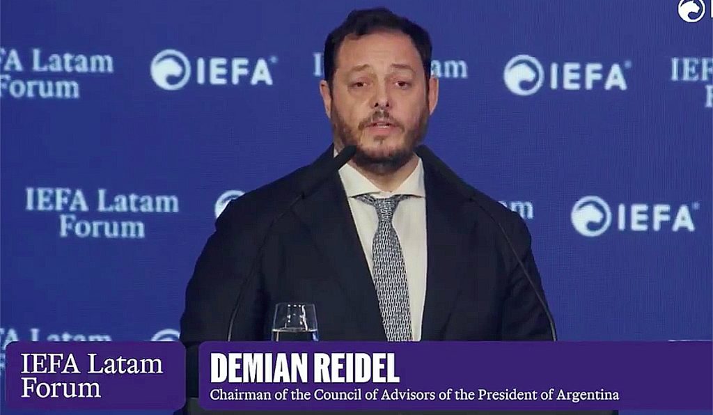 Reidel, jefe de asesores de Milei, dijo en modo vendepatria que el problema de Argentina son los argentinos