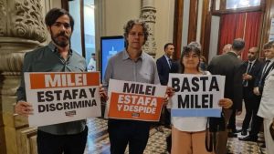 "Estafadores, coimeros y matoncitos, les queda poco": Nicolás Del Caño sobre el gobierno de Javier Milei