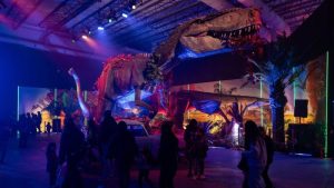 Desde este jueves dinosaurios gigantes y dragones copan el Bioceres Arena