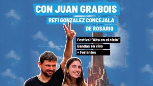 Juan Grabois llega a Rosario para apoyar a la candidata a Concejal de Patria Grande