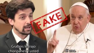 Falso: el papa Francisco no comió un choripán en Viernes Santo para no ser descortés con Juan Grabois