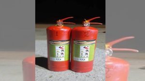 Llenó dos matafuegos con 12 kilos de cocaína y quedó detenido