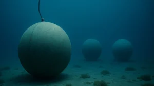 Chau a hidrocarburos y represas: unas bolas de hormigón en el fondo del mar pueden generar electricidad