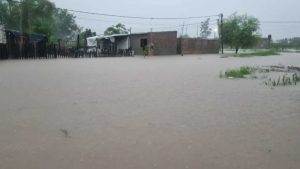 Feroz temporal en el centro de la provincia de Santa Fe: en algunas localidades cayeron 300 milímetros