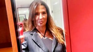 La jueza Julieta Makintach, afuera del juicio por la muerte de Maradona