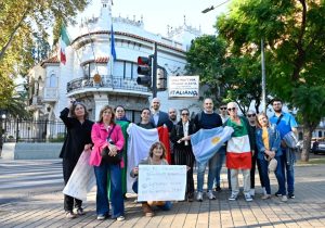 Se realizó una protesta en contra de la medida del gobierno italiano por las reformas en la ley de ciudadanía