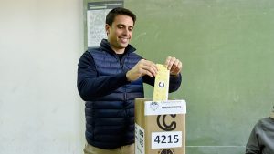 Juan Pedro Aleart votó y destacó que "la campaña fue intensa y muy larga”