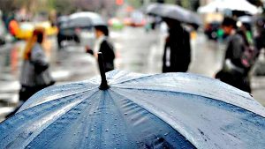 Viernes con lluvias aisladas en la mañana y lluvias en la tarde y noche