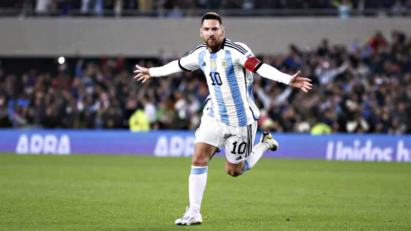 Lionel Messi con la Selección Argentina visitará este jueves a su par de Chile