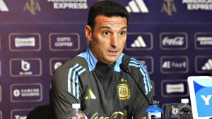 Scaloni sobre la sanción de Newell’s