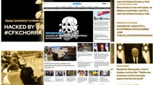 Hackearon el sitio web de Ámbito para cambiar los contenidos y poner #CFKCHORRA