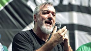 El secretario general de ATE, Rodolfo Aguiar
