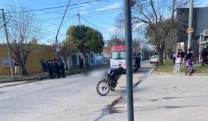 Accidente de moto en el que murió un joven en Santa Fe