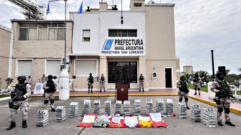 Narcotráfico en la Hidrovía