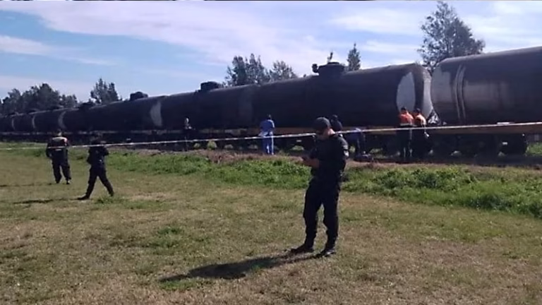 El tren que mató a un hombre en Funes