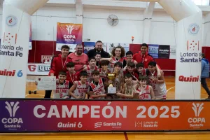 Alumni de Casilda es el campeón invicto de la Copa Santa Fe U13 de básquet