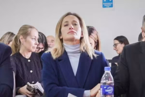 Julieta Prandi en el juicio contra Claudio Contardi