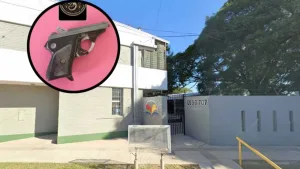 Un alumno de 14 años llevó un arma de fuego a clases