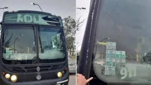 Atacan en Santa Fe un colectivo policial