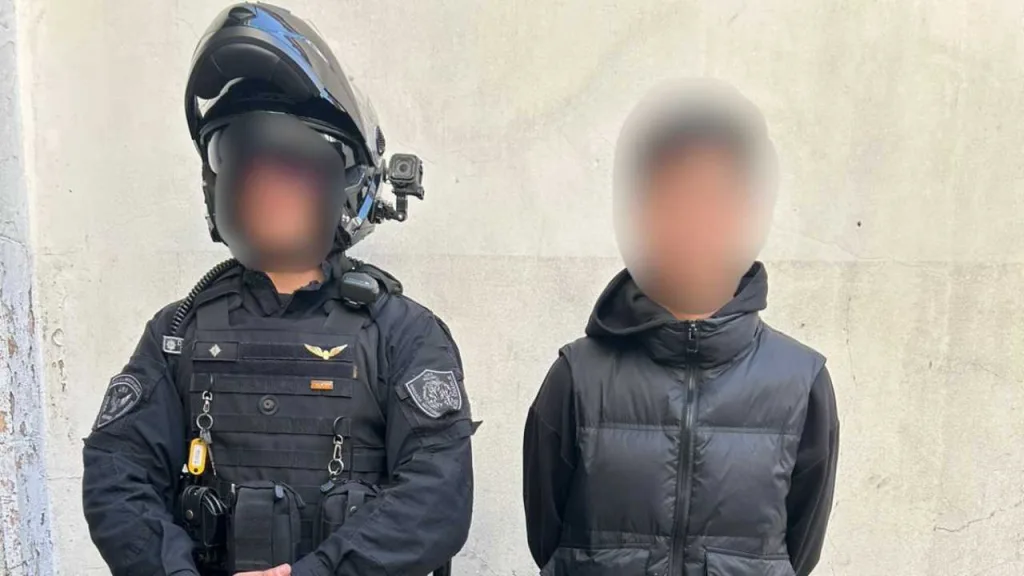 joven de nacionalidad china detenido