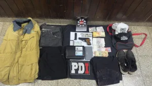 Sergio "Frío" Rodríguez, Hampa, robo de autos, Casilda, hurtos, prisión preventiva, noticias policiales, Rosario, Balseros Boqueteros, Villa Ramallo, Gordo Valor, Crónica policial, Ministerio Público de la Acusación, pistola, municiones, ropa