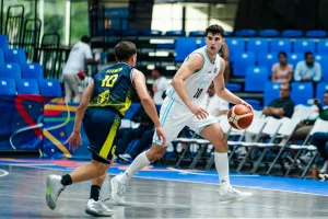Argentina le ganó a Colombia de manera agónica y pasó de ronda en la AmeriCup