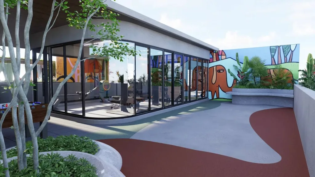 Howo by Milo Locket render terraza