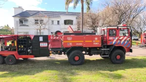 Incendio en una mansión vecina a la casa de Messi en Funes