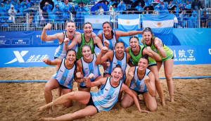 Las Kamikazes quieren hacer historia: la selección femenina de beach handball juega este martes la final de los World Games en China