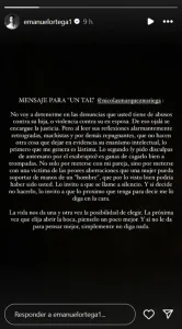 El mensaje en redes de Emanuel Ortega, pareja de Julieta Prandi