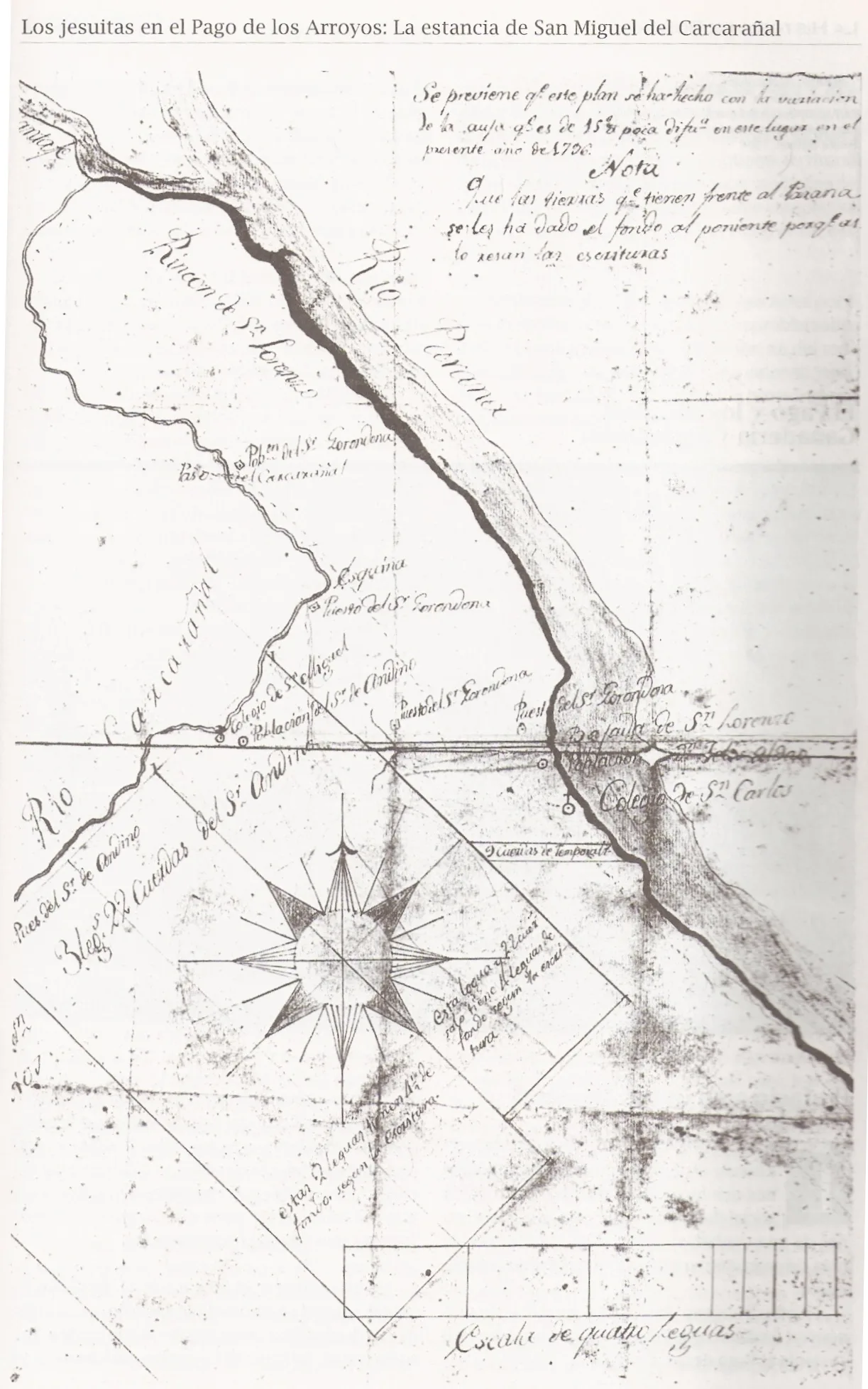 Acá nomás pero tres siglos atrás