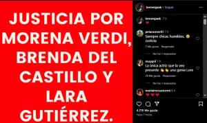 Desde Dalma Maradona y Lali Espósito, hasta Griselda Siciliani: las famosas que se pronunciaron por el triple femicidio