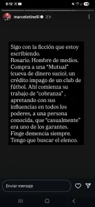 Marcelo Tinelli, enfrentado con un empresario de medios rosarino.