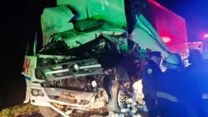 Accidente en la ruta 14