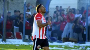 Federico Fioramonti, autor del gol con el que Club Maciel le ganó el Clásico a Alba Argentina