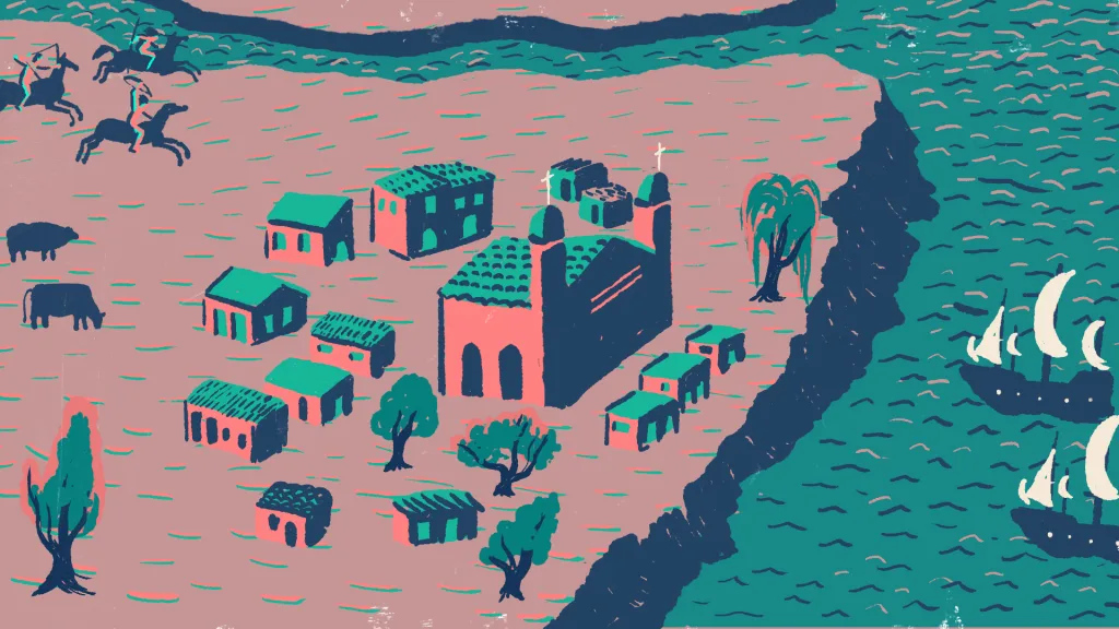 Acá nomás pero tres siglos atrás