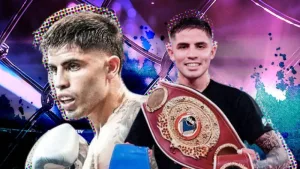 Junior Alanis, boxeador argentino oriundo de Rosario.