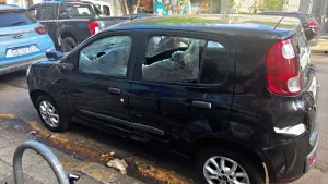 destrozó los autos de Gustavo Sylvestre